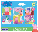 Peppa Pig 6 Puzzles in 1 15.5 x 15.5cm