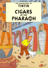 Tintin and cigars of the pharaoh