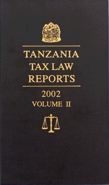 Tanzania Tax Law Reports 2002 Volume Ii (Hb)